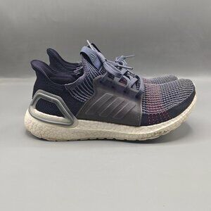 Adidas Ultraboost 19 Women’s Size 8.5 Blue Running Shoes (D96863)